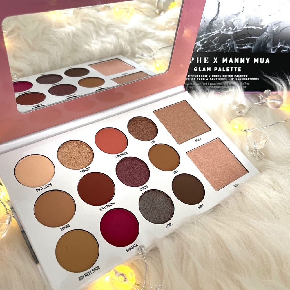 MORPHE X MANNY MUA GLAM EYESHADOW PALETTE